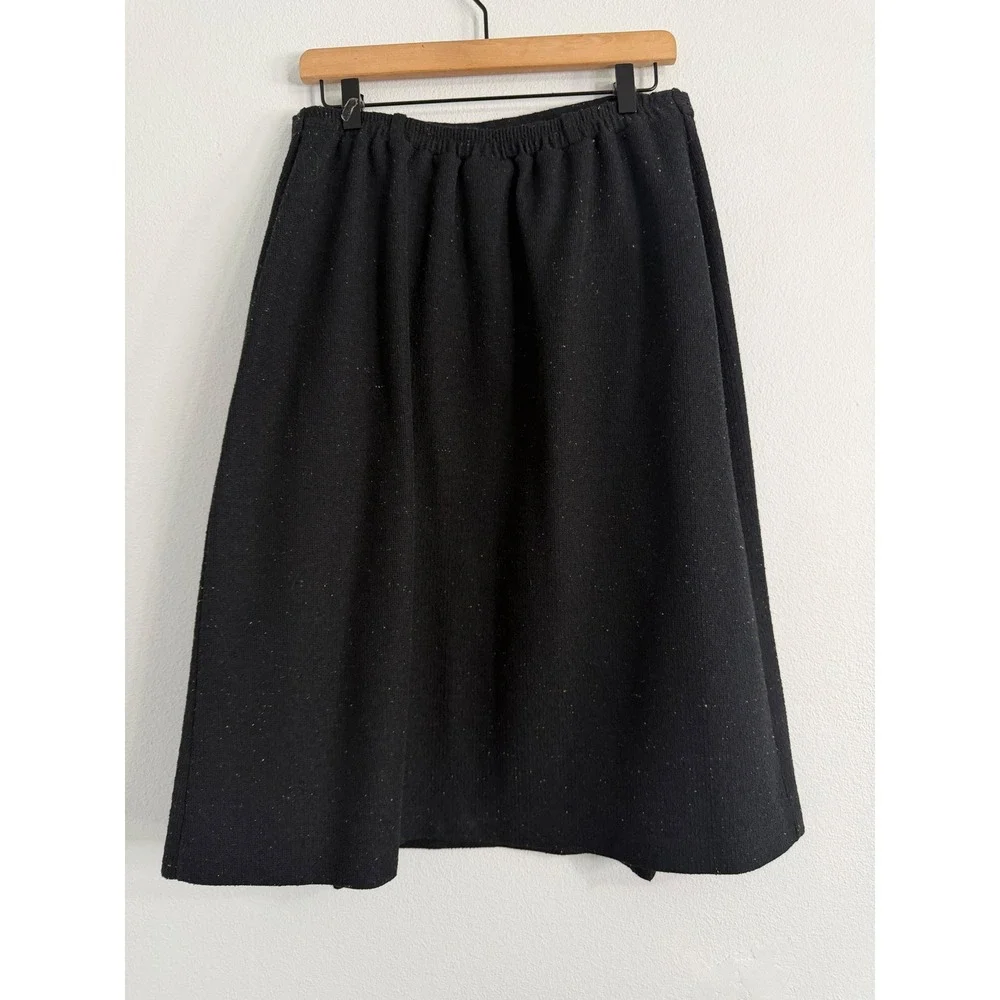 Vintage 70's Trissi -‎ Pleated Midi Speckled Skirt